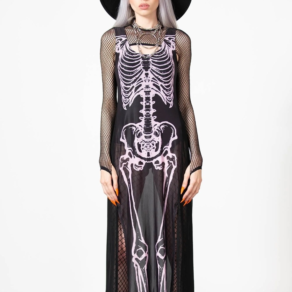 Killstar Ribcage Maxi Dress